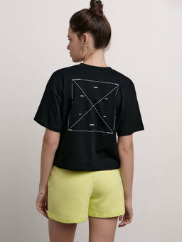 CONTE Футболка из хлопка с рисунком You LD 2146 black
