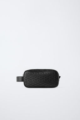 EMBOSSED TOILETRY BAG