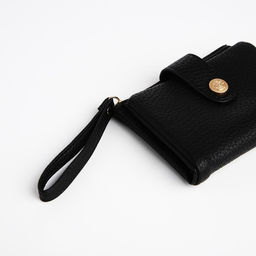 Кошелёк на кнопке, цвет чёрный - Simaland фото 4