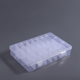 Органайзер для мелочей, передвижные ячейки, 24 ячейки, 19.7×13.3×3.5 см, МИКС