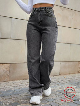 Джинсы с высокой посадкой