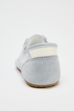 FLAT COMBINATION DERBY SHOES - Zara фото 6