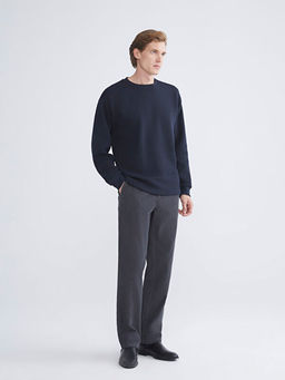 Bisiklet Yaka Erkek Triko Kazak