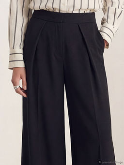 Pili Detayl? Geni? Pa?a Kad?n Pantolon