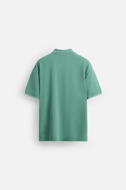 WASHED PIQU_ POLO SHIRT - Zara фото 8