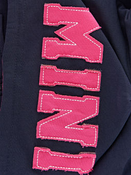 Жилетка для девочки на молнии с капюшоном UD 0671 т.синий - Mini maxi фото 6