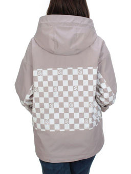 F8605 BEIGE Ветровка женская MARIA - Фабричный китай фото 5