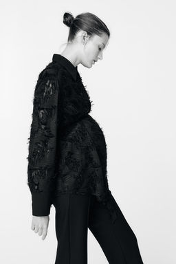 MAMA Blusa en tejido jacquard Before & After