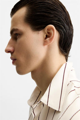 STRIPED FLOWING SHIRT - Zara фото 5