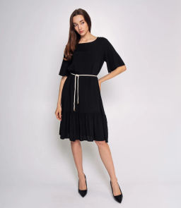 Платье #КТ69012, чёрный