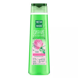 ЧИСТ.ЛИНИЯ д/волос шампунь 400мл Клевер д/окрашеных