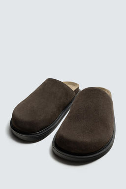 LEATHER CLOGS - Zara фото 5