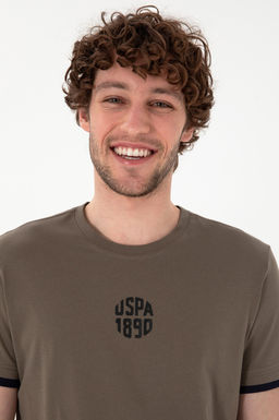 Erkek Regular Fit Bisiklet Yaka Vizon Ti__rt Sepette S_rpriz _ndirim - U.s. polo assn фото 2