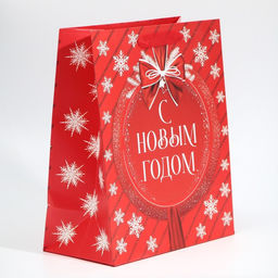 Пакет ламинированный вертикальный Красочный новый год, ML 23 27 11,5 см - Дарите счастье фото 2