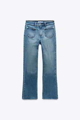 Z1975 HIGH-WAIST MINI FLARE JEANS - Zara фото 4