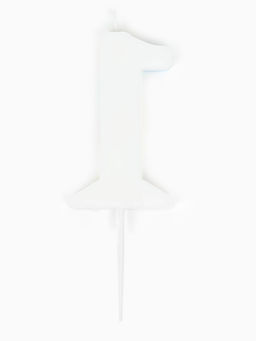 Цена за 3 шт. Свеча для торта «Лего» цифра 1