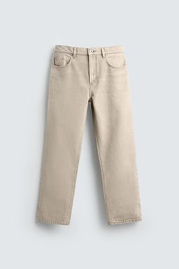 WASHED PRINT STRAIGHT-LEG JEANS - Zara фото 7