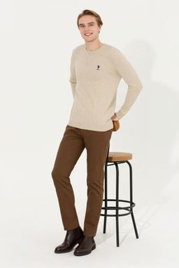 U. S. Polo Assn / Мужские брюки чинос кокосового цвета - U.s. polo assn фото 3