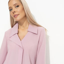 Блуза без застёжки Амбассадор стиля (pink) - Charutti фото 3