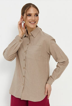 ВИДЕООБЗОР Рубашка Бонн  из 100% льна премиального качества