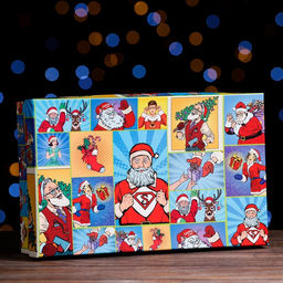Подарочная коробка «Pop-art: Новогодний», 29×18×7 см