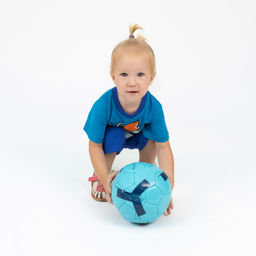 Костюм детский василек/бирюза принт кот в очках 7056п (110, 60)