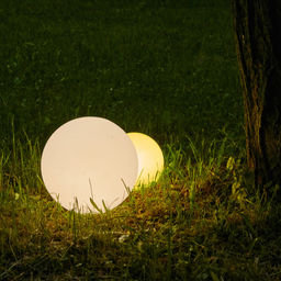 ULG-R001 020/RGB IP65 BALL Светильник декоративный светодиодный Шар. Аккумуляторный (в/к). Диаметр 20см. RGB свет. TM Uniel