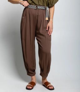 Брюки #ОКТ085008, тёмный хаки - Dommod фото 2