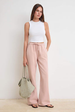 Ac?k Pembe Yuksek Bel Wideleg Tencel Kar?s?ml? Jeans TWOSS26JE00209 - Trendyolmilla фото 10