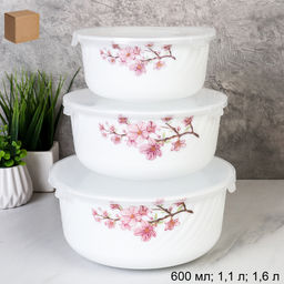 Форма для холодца с крышкой 3 предмета / GRAY-HDW3B (7196) /уп 12/ Сакура/735319