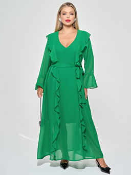 Платье 0372-1 бирюзовый - Dora фото 24