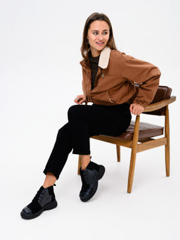 Ботинки EDART 305.927 bl. Вакса черная+черная замша/байка - Ed'art фото 3