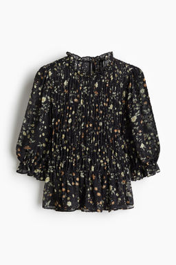 Blusa nido de abeja en plumeti