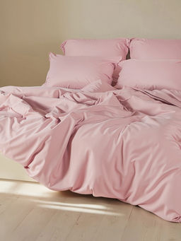 Простыня на резинке 1.5-спальная SL Home, 140200+30 см, розовая, модал - Sima-land home фото 13