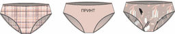НАБОР ТРУСОВ ЖЕН. "SLIP" (3 шт) арт. 1900W-40741.0L-S31
