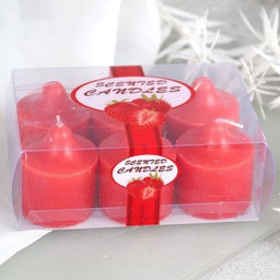 Свеча 6 штук 4,5х5 см / B719 /уп 48/96/ - Галеонтрейд фото 12