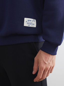 Fermuarl? Dik Yaka Erkek Sweatshirt