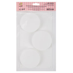 Форма силиконовая S-CHIEF для тортов и пирогов SPC-0214 29.5х17х1.8 см 3 диска