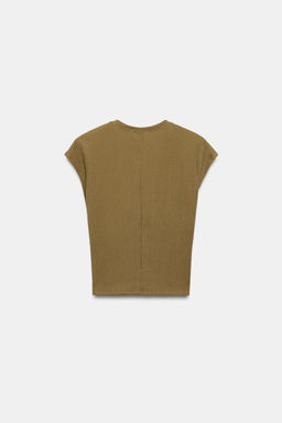 TOP TEXTURA CORSETERO / Khaki - Zara фото 7