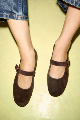 BAILARINA SERRAJE HEBILLA / Marr?n - Zara фото 2