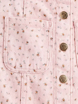 ?i?ek Desenli K?z ?ocuk ?ort Etek