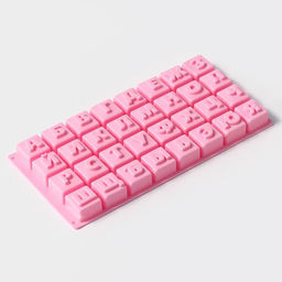 Цена за 2 шт. Форма для шоколада Доляна Алфавит, силикон, 35?18 см, 32 ячейки (3.7?3.7?3 см), МИКС