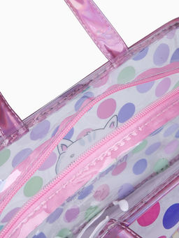 Набор косметичек для бассейна 2 в 1 «Котик», с рисунком, разноцветный