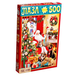 Пазл Подарки дедушки Мороза, 500 деталей