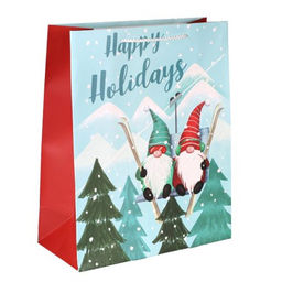 Цена за 12 шт. Пакет подарочный 18x23x10см / 5382M /уп 12/720/Новый год - Галеонтрейд фото 5