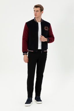 Мужские черные брюки из плотной ткани Неожиданная скидка в корзине