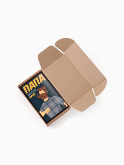 Носки мужские Папа может, набор 2 пары, размер 41-44 (27-29 см)