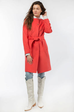 Пальто женское демисезонное (пояс) - Империя пальто фото 2