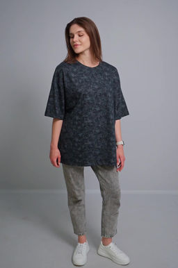 Футболка унисекс оверсайз Happyfox  фото 125