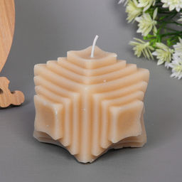 Свеча "Геометрия" 7.5*7.5, Какао